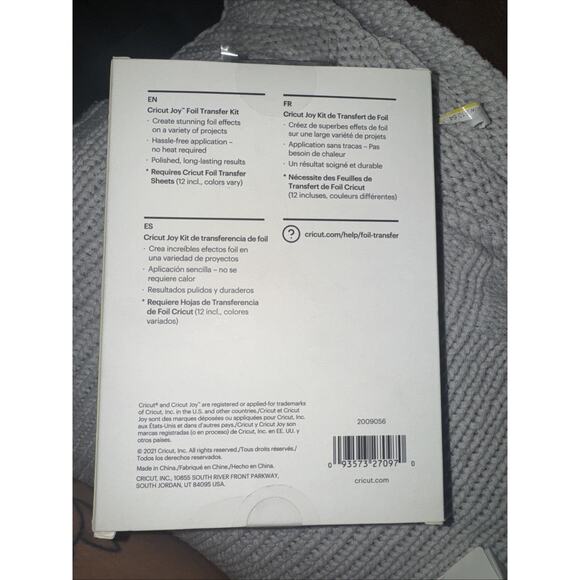 CRICUT JOY Foil Transfer Kit #2009056 - NEW create stunning foil effects - Picture 2 of 2